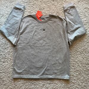 Men's YoungLA 8001 ElevatedEssentials Longsleeves100%Cotton XL, NWT HeatherGrey